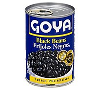 Goya Beans Black Premium Can - 15.5 Oz