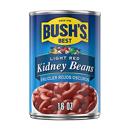 BUSH'S BEST Light Red Kidney Beans - 16 Oz - Image 1