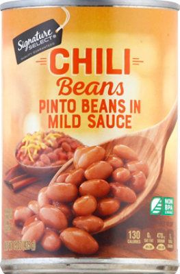 Signature SELECT Beans Pinto Chili Beans In Mild Chili Sauce - 15 Oz - Image 2