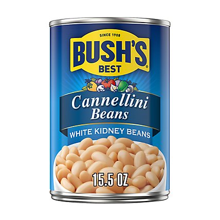 BUSH'S BEST Cannellini Beans - 15.5 Oz - Image 1