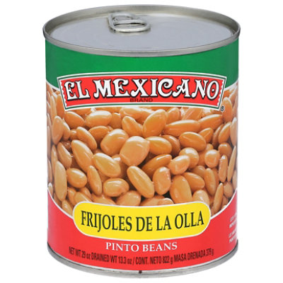 El Mexicano Beans Pinto - 30 Oz - Image 1
