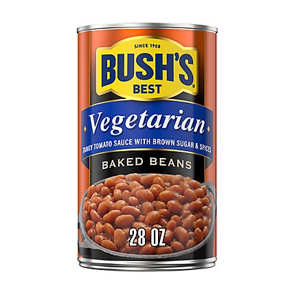 BUSH'S BEST Vegetarian Baked Beans - 28 Oz - Image 1
