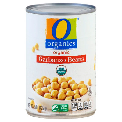 O Organics Organic Beans Garbanzo - 15 Oz