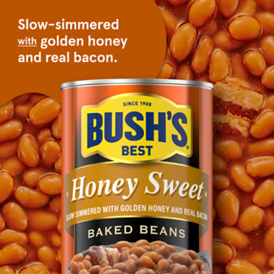 BUSH'S BEST Honey Sweet Baked Beans - 28 Oz - Image 2