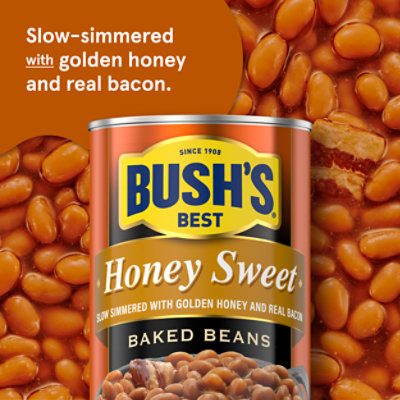 BUSH'S BEST Honey Sweet Baked Beans - 28 Oz - Image 3
