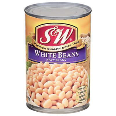 S&W Beans White - 15 Oz