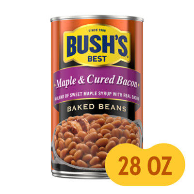 Bush's Maple And Cured Bacon Baked Beans - 28 Oz - Image 1