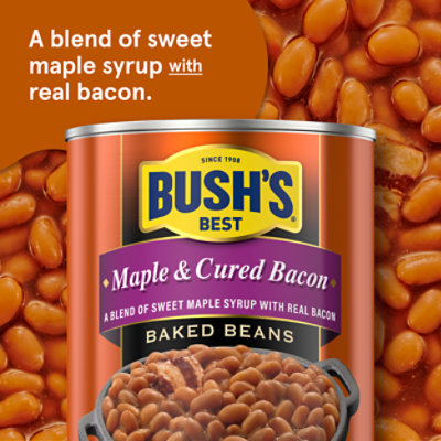 Bush's Maple And Cured Bacon Baked Beans - 16 Oz - Image 3