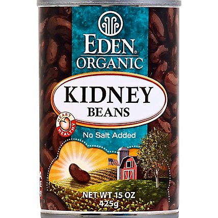 Eden Organic Beans No Salt Added Kidney - 15 Oz - Image 2