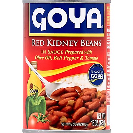 Goya Beans Red Kidney In Sauce Can - 15 Oz - Image 2