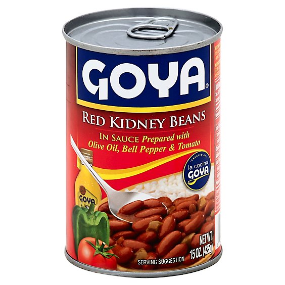 Goya Beans Red Kidney In Sauce Can - 15 Oz