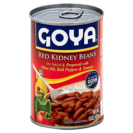 Goya Beans Red Kidney In Sauce Can - 15 Oz - Image 1