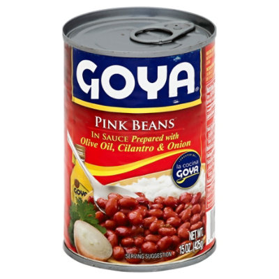 Goya Beans Pink In Sauce Can - 15 Oz - Image 1