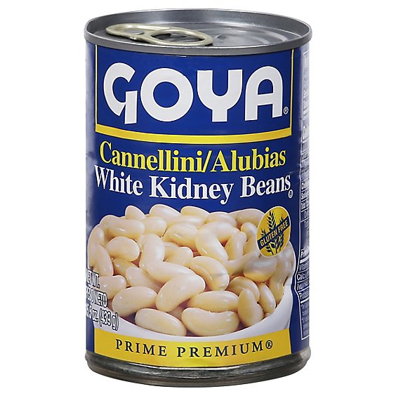 Goya Beans Cannellini Alubias Premium Can - 15.5 Oz