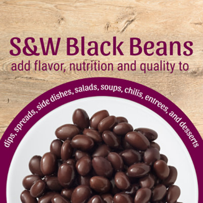 S&W Black Beans - 15 Oz - Image 2