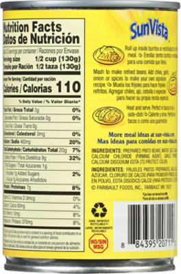 Sun Vista Beans Pinto - 15 Oz - Image 5