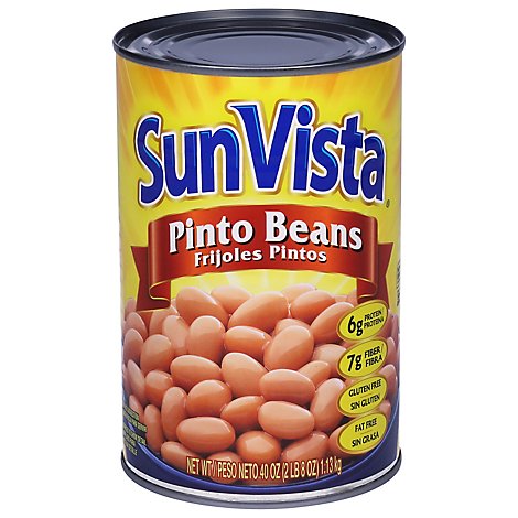 Sun Vista Beans Pinto - 40 Oz