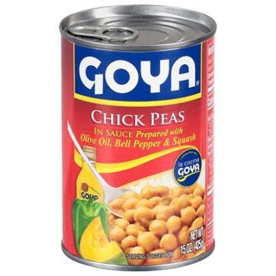 Goya Peas Chick In Sauce Can - 15 Oz - Image 1