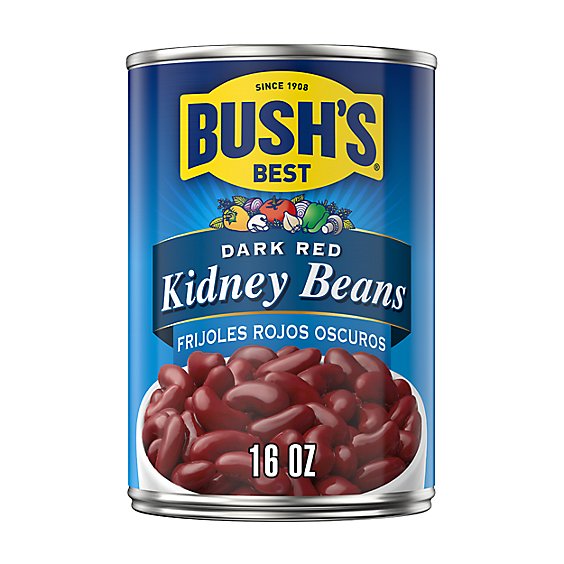 BUSH'S BEST Dark Red Kidney Beans - 16 Oz