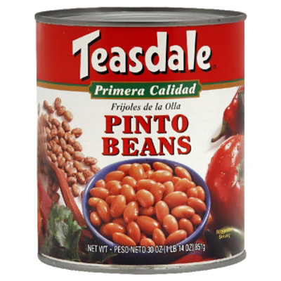 Teasdale Beans Pinto Can - 30 Oz
