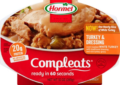 Hormel Compleats Microwave Meals Homestyle Turkey & Dressing - 10 Oz - Image 2