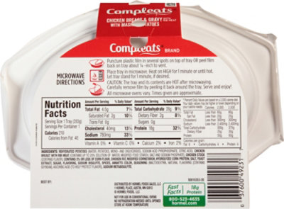 Hormel Compleats Microwave Meals Homestyle Chicken Breast & Gravy with Mashed Potatoes - 10 Oz - Image 5