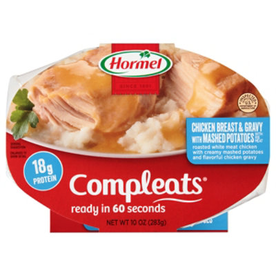 Hormel Compleats Microwave Meals Homestyle Chicken Breast & Gravy with Mashed Potatoes - 10 Oz - Image 1