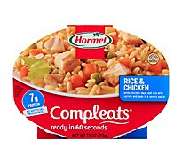 Hormel Compleats Microwave Meals Comfort Classics Rice & Chicken - 7.5 Oz