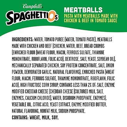 Campbells SpaghettiOs Pasta Meatballs - 14.75 Oz - Image 6