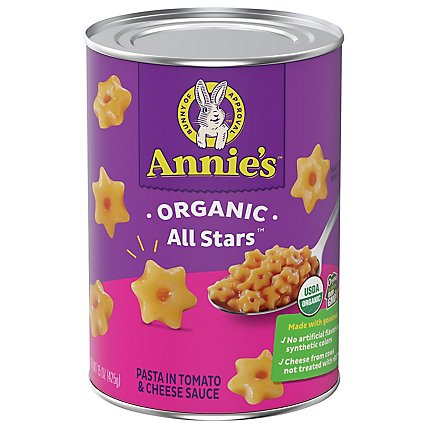 Annies Homegrown Organic Pasta in Tomato & Cheese Sauce All Stars - 15 Oz - Image 2