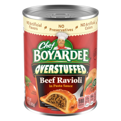 Chef Boyardee Overstuffed Beef Ravioli - 15 Oz - Image 1