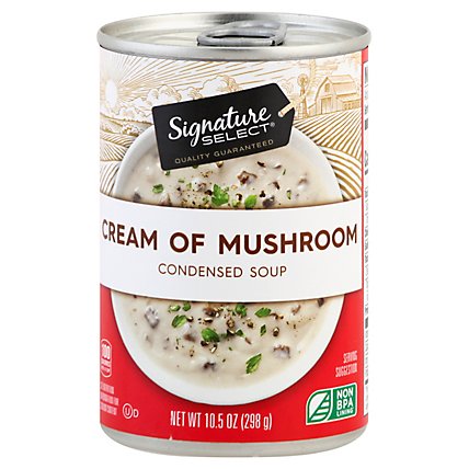 Signature SELECT Soup Condensed Cream of Mushroom - 10.5 Oz - Image 1
