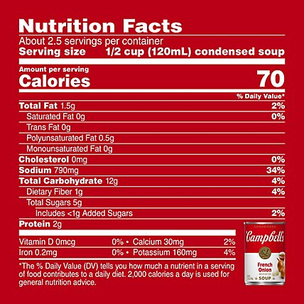 Campbells Soup Condensed French Onion - 10.5 Oz - Image 4
