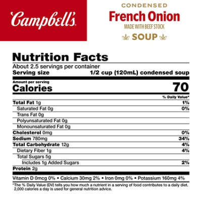 Campbell's Condensed French Onion Soup - 10.5 Oz - Image 3