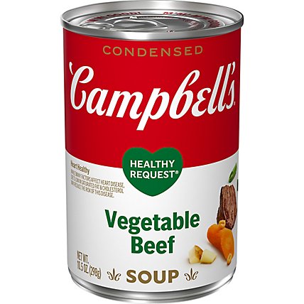 Campbells Healthy Request Soup Condensed Vegetable Beef - 10.75 Oz - Image 2