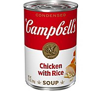 Campbells Soup Condensed Chicken With Rice - 10.5 Oz