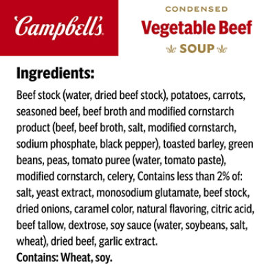 Campbell's Condensed Vegetable Beef Soup - 10.5 Oz - Image 5