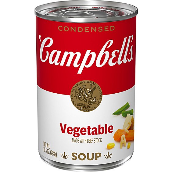 Campbell's Condensed Vegetable with Beef Stock Soup - 10.5 Oz