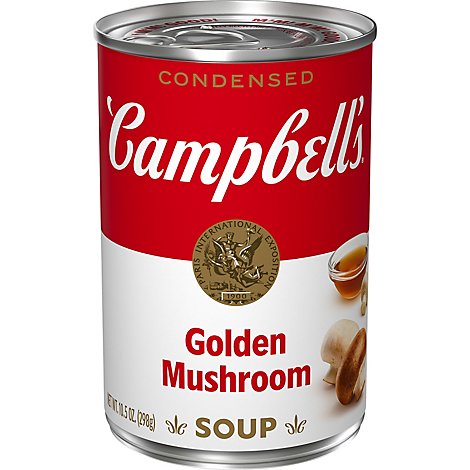 Campbells Soup Condensed Golden Mushroom - 10.5 Oz