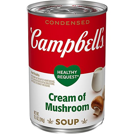 Campbells Healthy Request Soup Condensed Cream of Mushroom - 10.5 Oz - Image 2