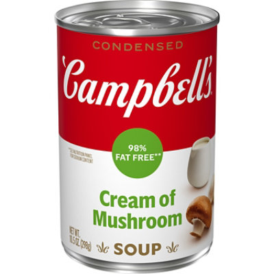 Campbell's Condensed 98% Fat Free Cream Of Mushroom Soup - 10.5 Oz - Image 1