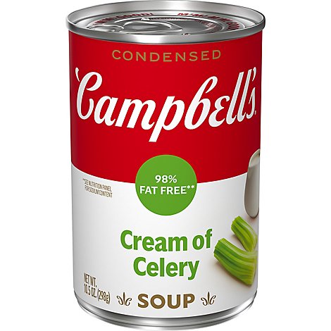 Campbells Soup Condensed Cream Of Celery 98% Fat Free - 10.5 Oz