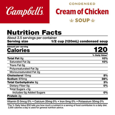 Campbell's Condensed Cream of Chicken Soup - 10.5 Oz - Image 4