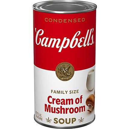 Campbells Soup Condensed Cream Of Mushroom Family Size - 26 Oz - Image 2