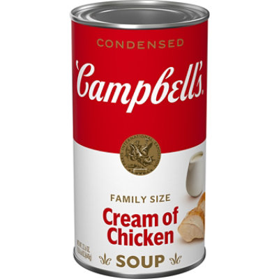Campbells Soup Condensed Cream Of Chicken Family Size - 26 Oz
