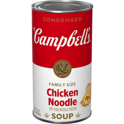 Campbell's Condensed Chicken Noodle Soup Dry Egg Noodle Recipe - 22.4 Oz - Image 1