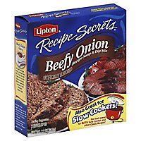 Lipton Recipe Secrets Recipe Soup & Dip Mix Beefy Onion 2 Count - 2.2 Oz - Image 2