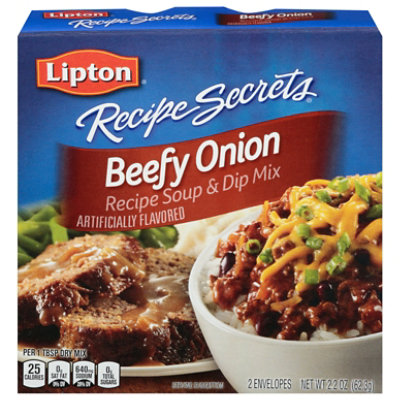 Lipton Recipe Secrets Recipe Soup & Dip Mix Beefy Onion 2 Count - 2.2 Oz - Image 3