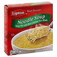 Lipton Soup Secrets Soup Mix With Real Chicken Broth Noodle Soup 2 Count - 4.5 Oz - Image 1