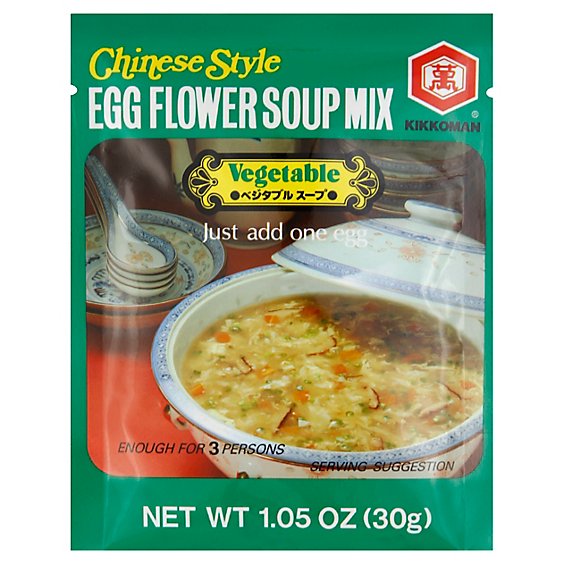 Kikkoman Soup Mix Egg Flower Vegetable - 1.05 Oz